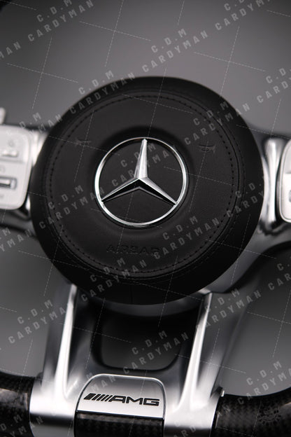 MERCEDES-BENZ 平治 AMG 809軚盤 改碳纖維 Carbon Fiber Steering Wheels Leather / Nappa皮