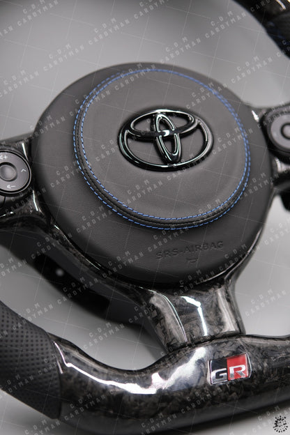 TOYOTA GR86 鍛造碳纖維 豐田 Alcantara Carbon Fiber Steering Wheel l 日本進口碳纖維軚盤