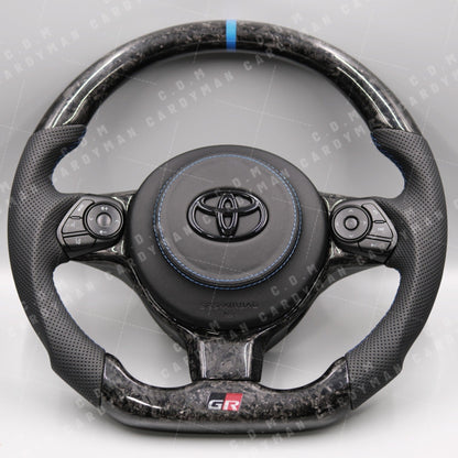 TOYOTA GR86 鍛造碳纖維 豐田 Alcantara Carbon Fiber Steering Wheel l 日本進口碳纖維軚盤