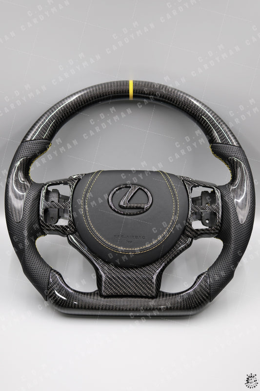 LEXUS 2022 IS300h Carbon Fiber Steering Wheel l 日本進口碳纖維軚盤 Leather / Nappa皮