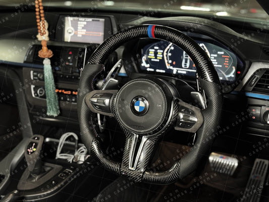 BMW 2014 420i F32 升級新款M3訂製碳纖維軚盤