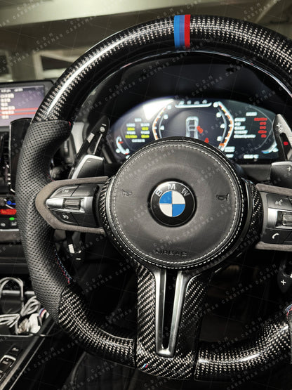 BMW 2014 420i F32 升級新款M3訂製碳纖維軚盤